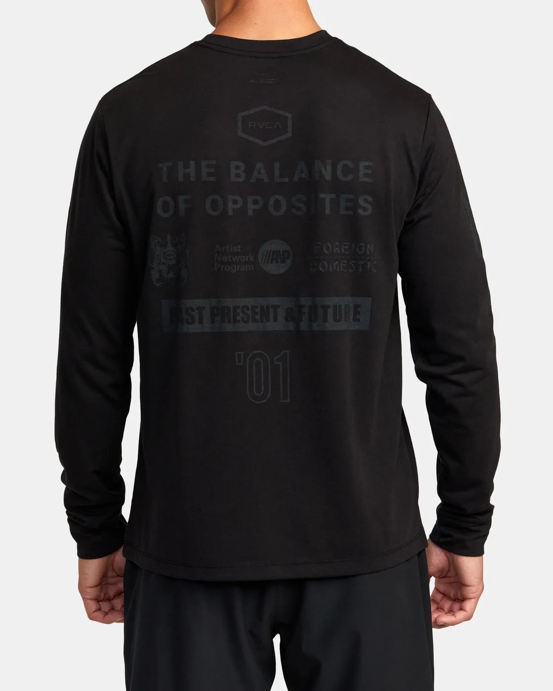 All Brand Long Sleeve Workout Shirt - Black 2