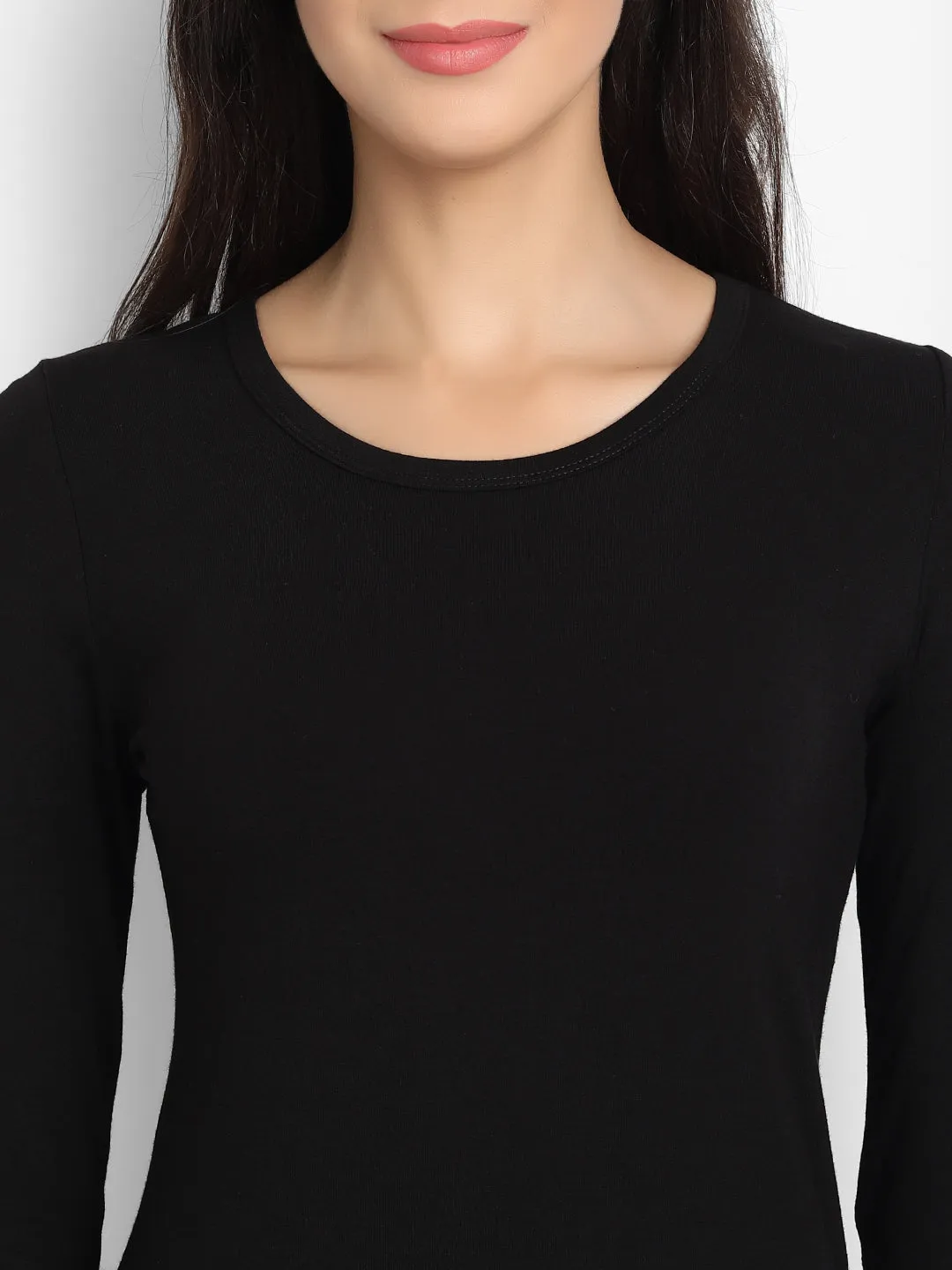 Bamboology Trends Bamboo Fabric Black Full Sleeves T-shirt