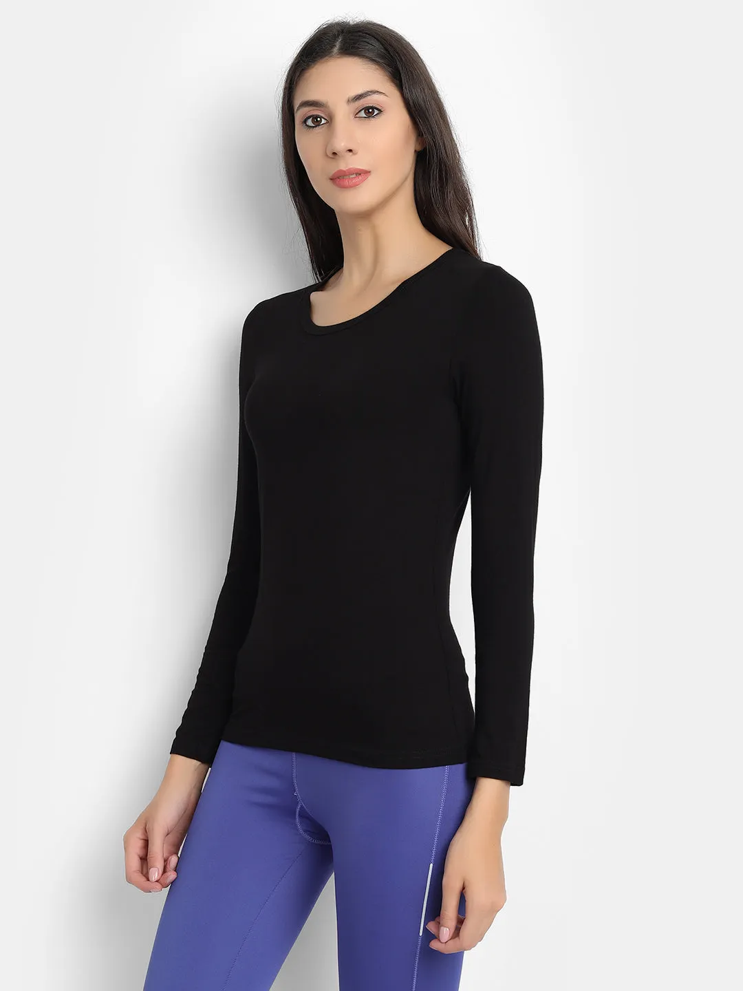 Bamboology Trends Bamboo Fabric Black Full Sleeves T-shirt