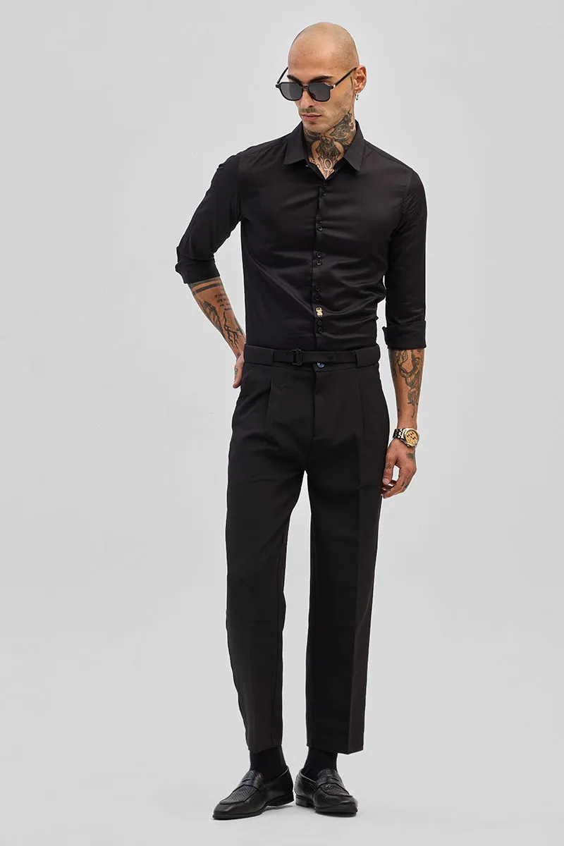 Black Korean Trousers