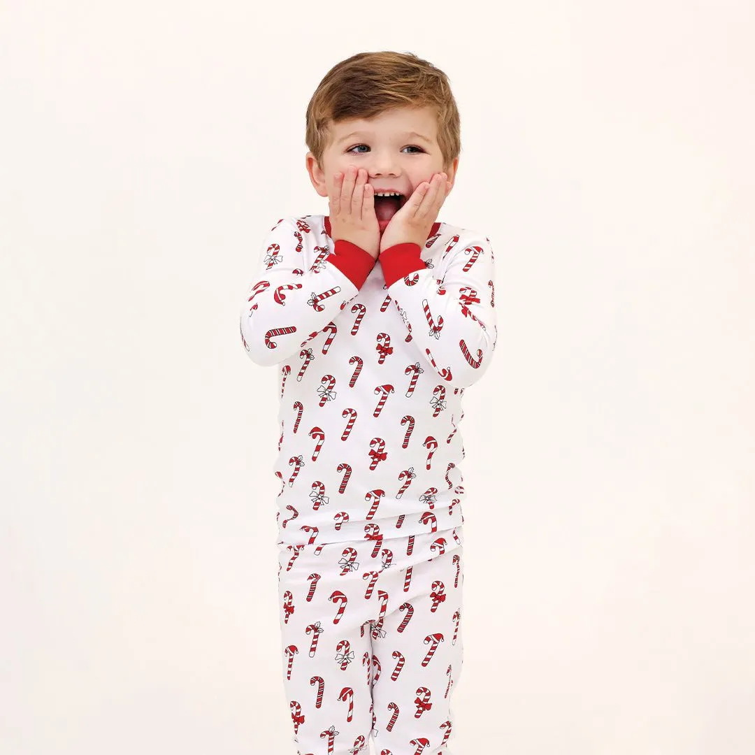 CANDY CANES TWO PIECE PJS (UNISEX)