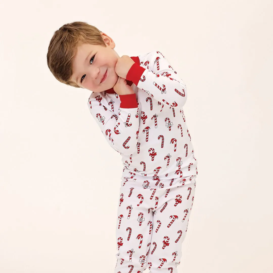 CANDY CANES TWO PIECE PJS (UNISEX)