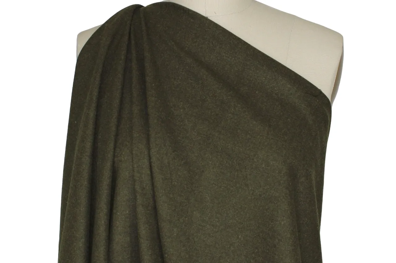 Cashmere Blend Flannel - Olive