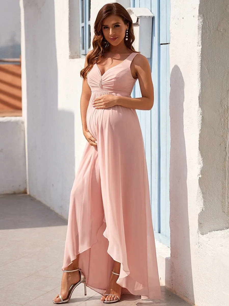 Casual Maternity Maxi Dress