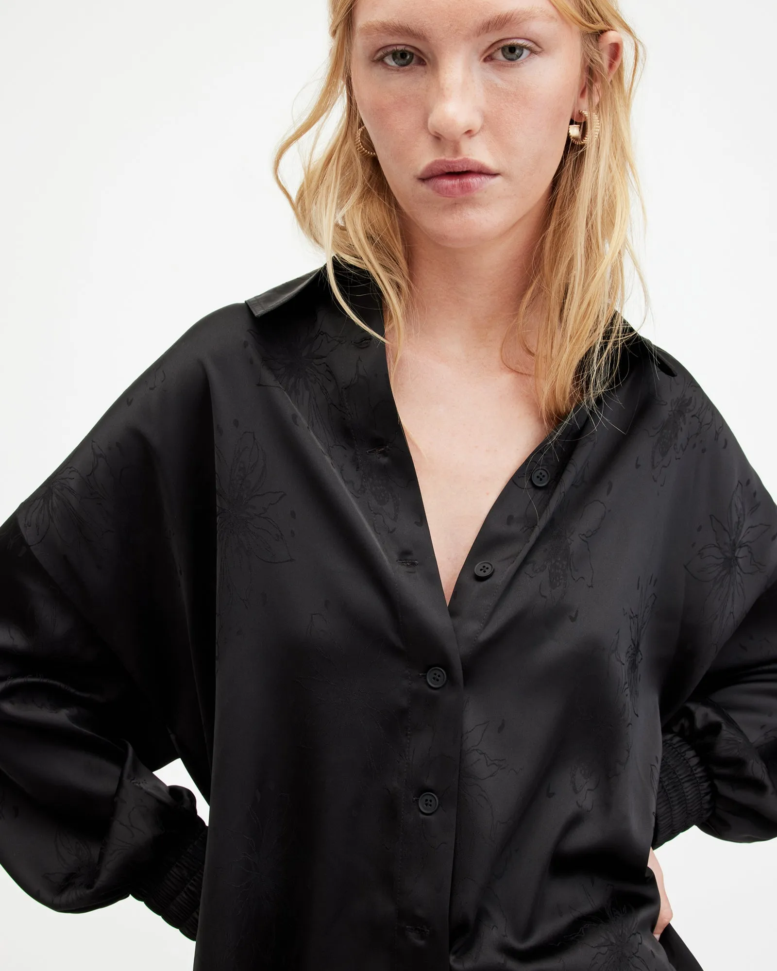 Charli Relaxed Fit Jacquard Shirt