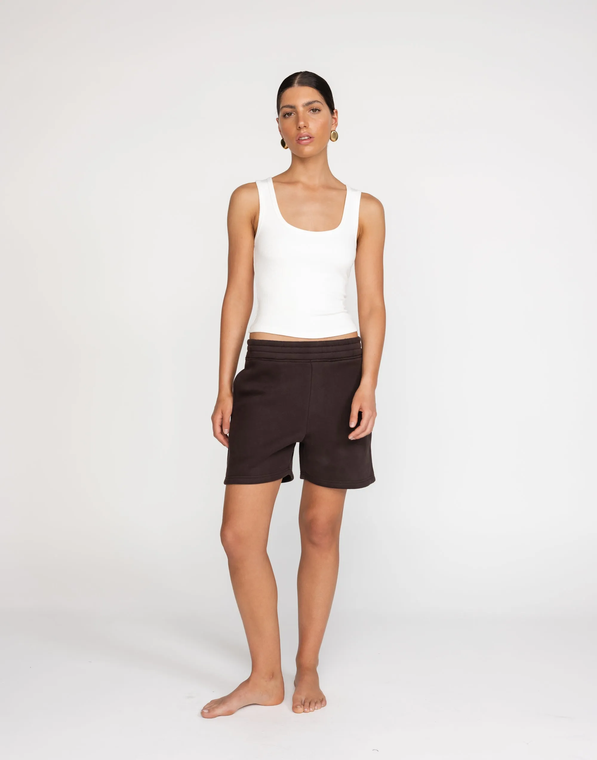 Clayton Sweat Shorts (Chocolate)