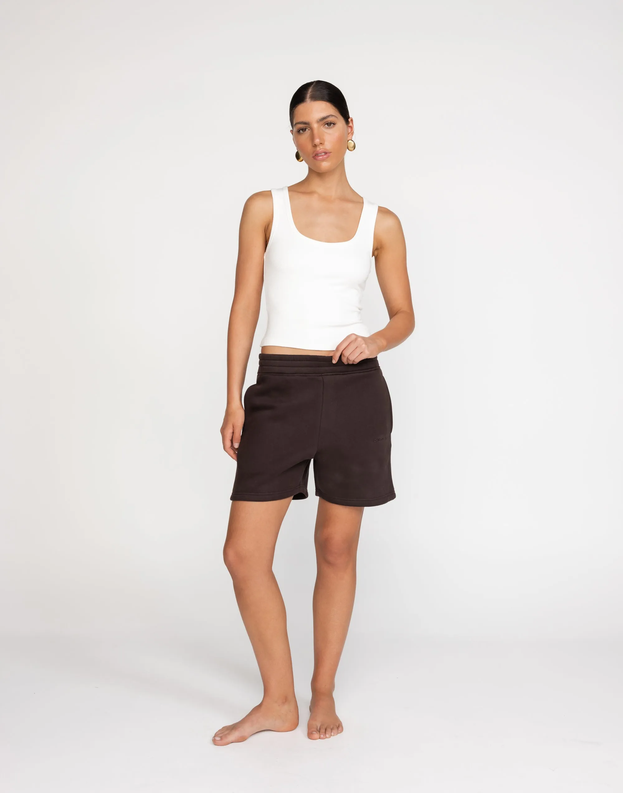 Clayton Sweat Shorts (Chocolate)