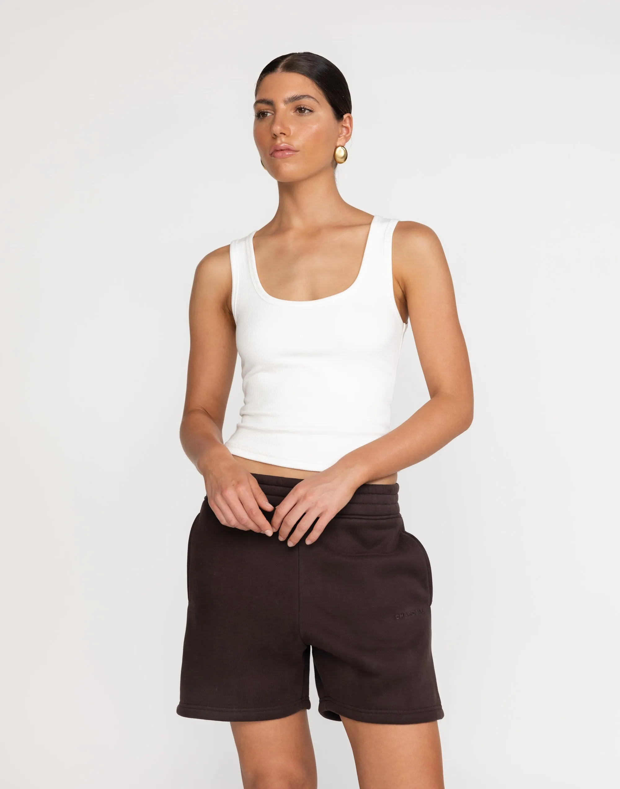 Clayton Sweat Shorts (Chocolate)