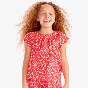 Clearance kids picnic top in cutout suns