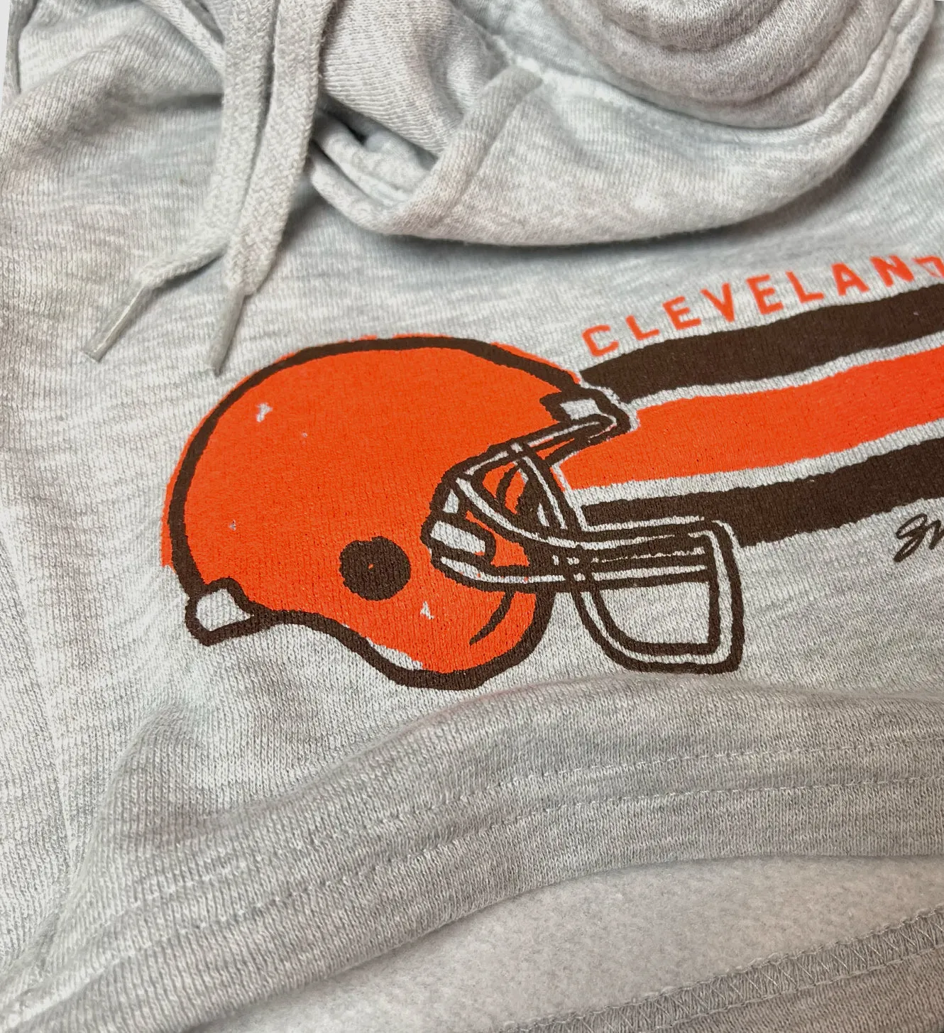 Cleveland Football Sketch Helmet Sweat Shorts