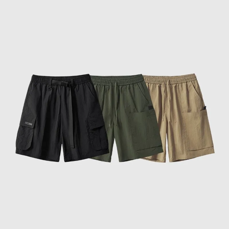 Comfy Solid Cargo Shorts