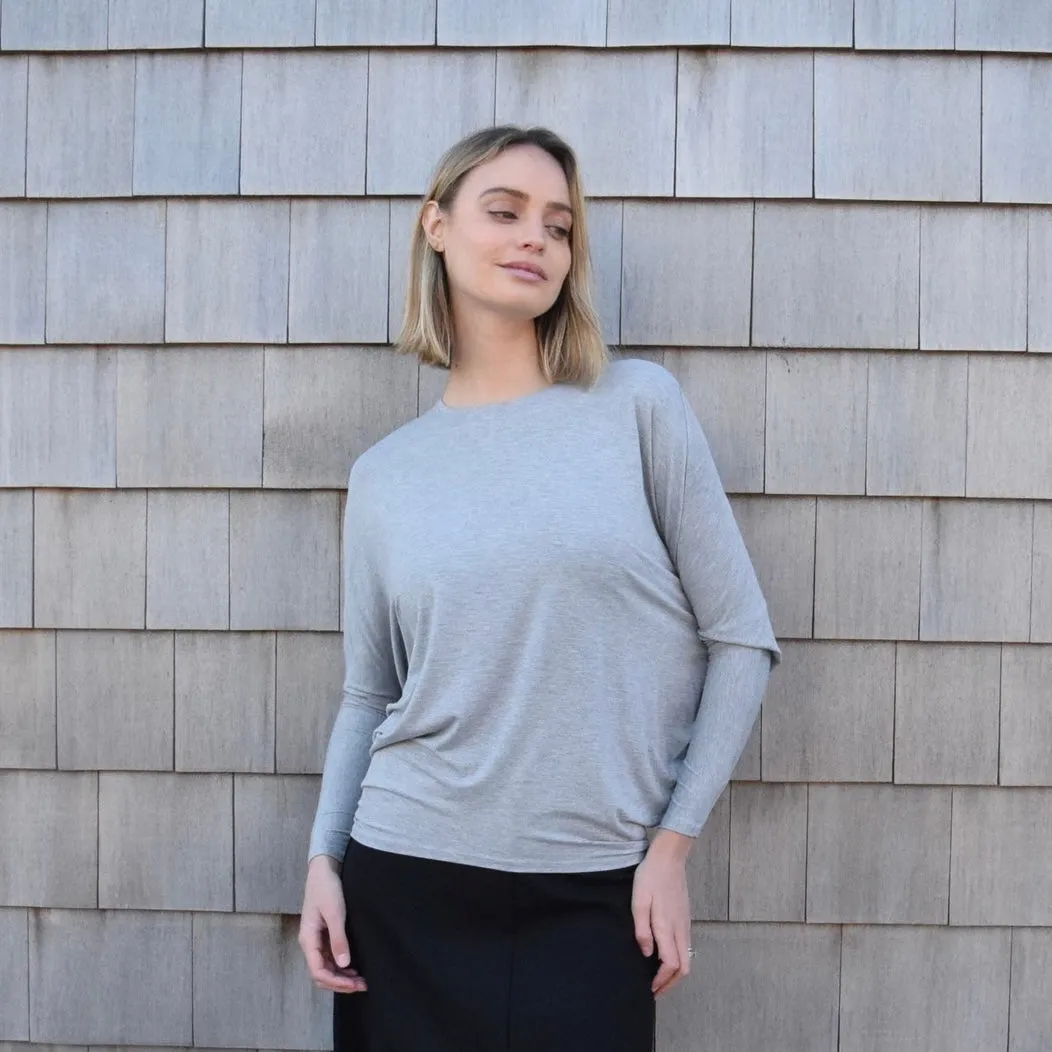 Dolman Tee | Heather Gray