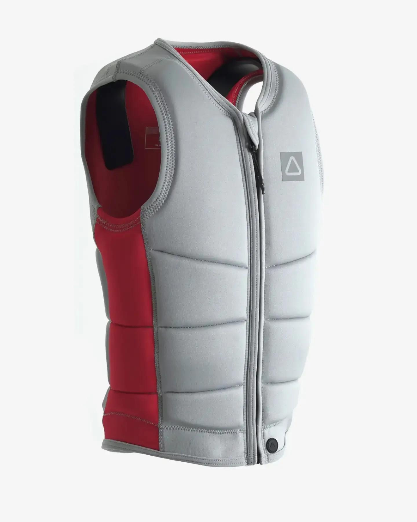 Follow Corp Impact Vest - Light Grey/Red