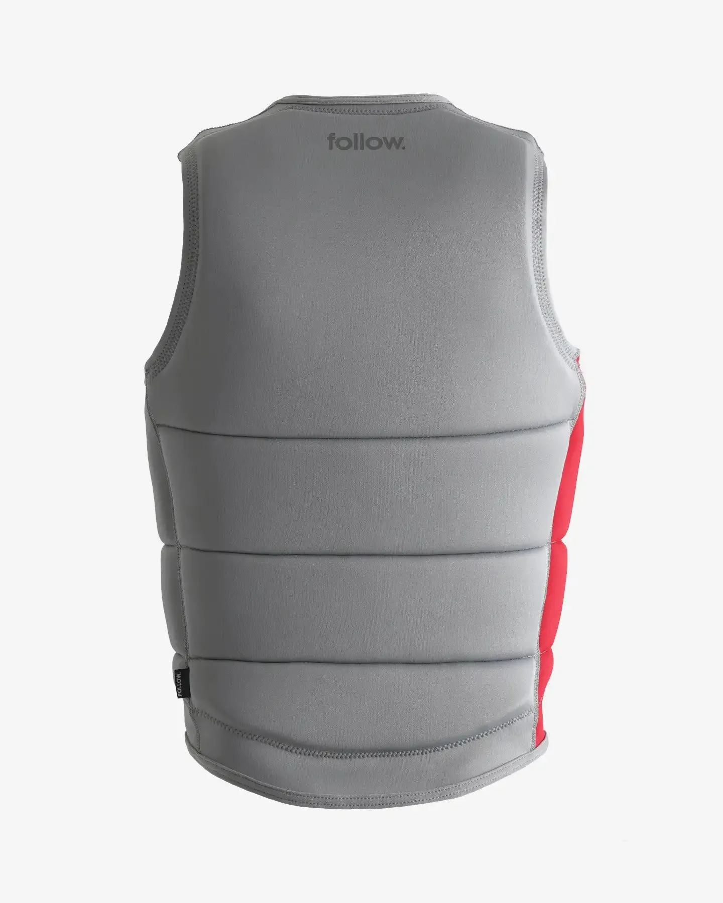 Follow Corp Impact Vest - Light Grey/Red