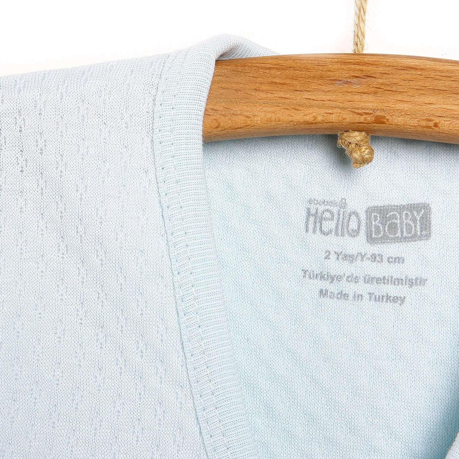 HelloBaby Basic Baby Boy Quilted Vest - Light Blue