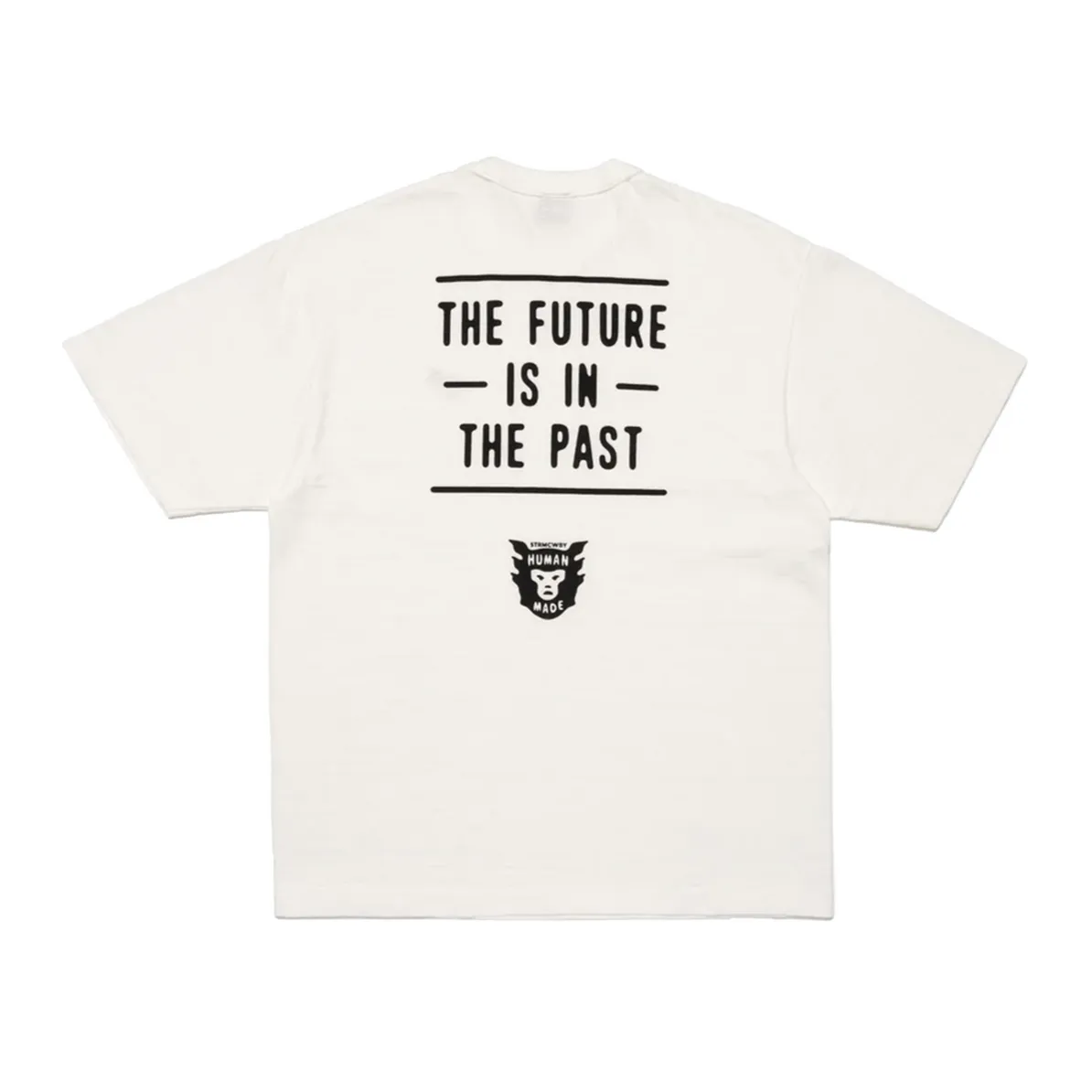 Human Made Heart Badge Slogan Tee White