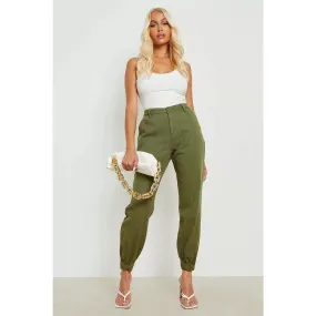 Khaki Relaxed Fit Joggers