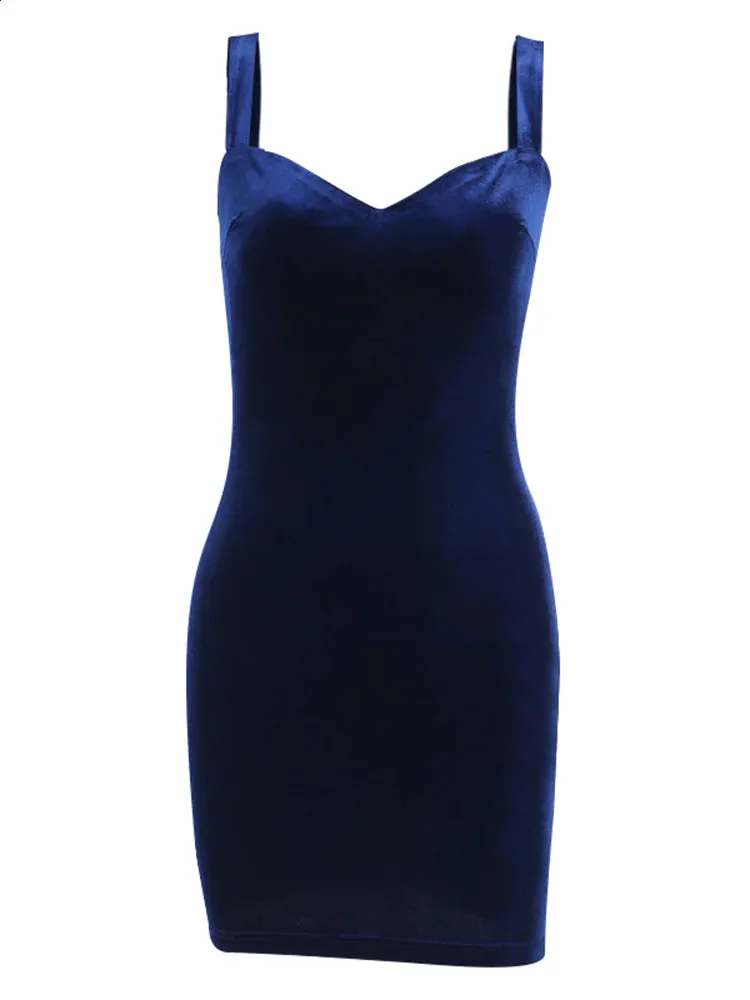 Lara Blue Strap Dress