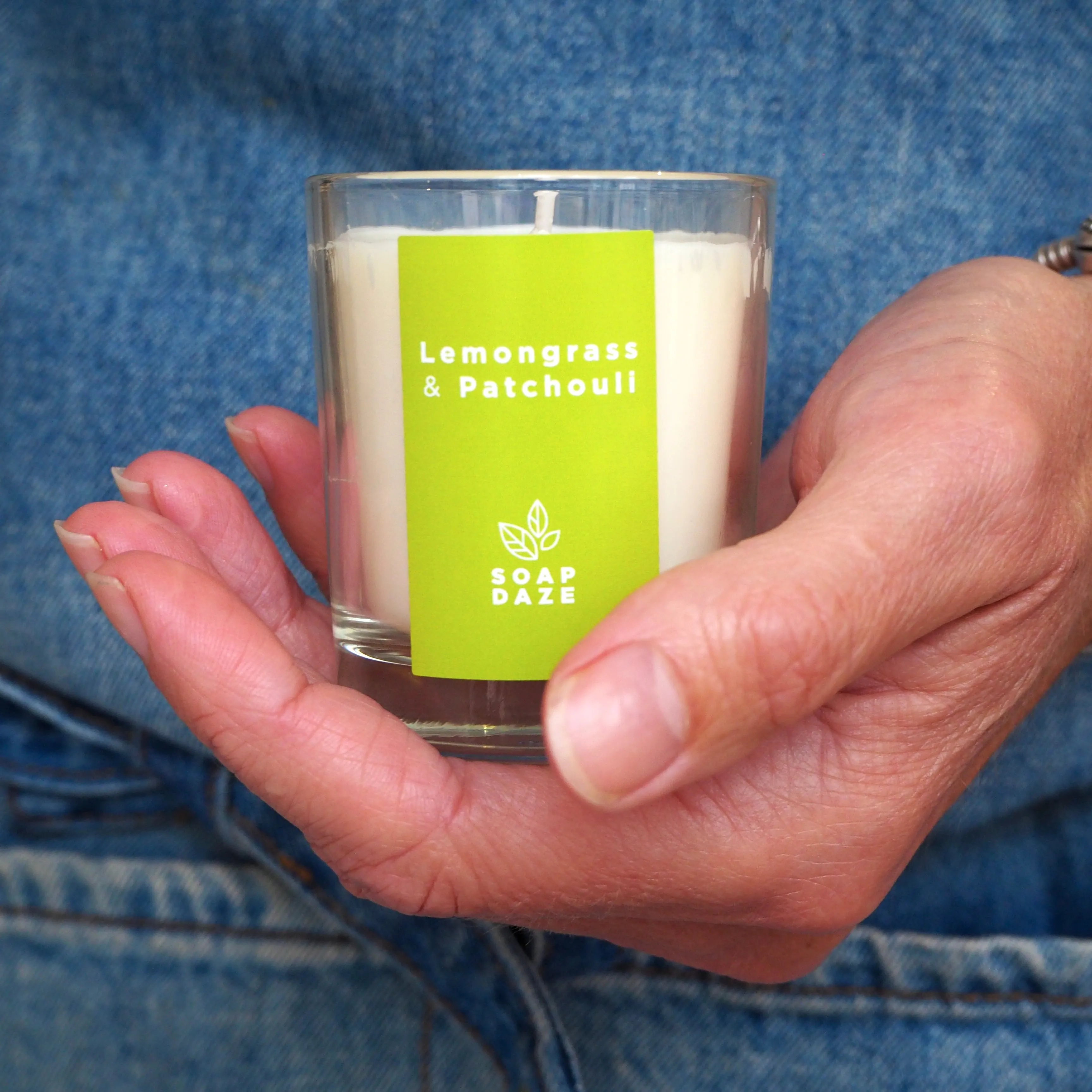 Lemongrass & Patchouli boxed votive candle