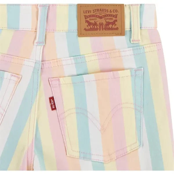 Levi's Printed Fray Hem Gf Shorts Pear Sorbet