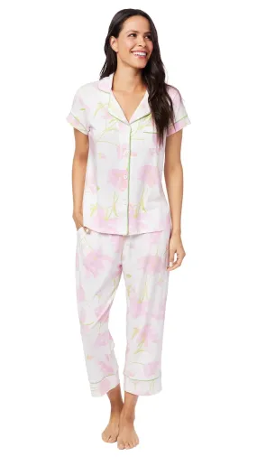 MED Emma Rose Knit Capri PJ