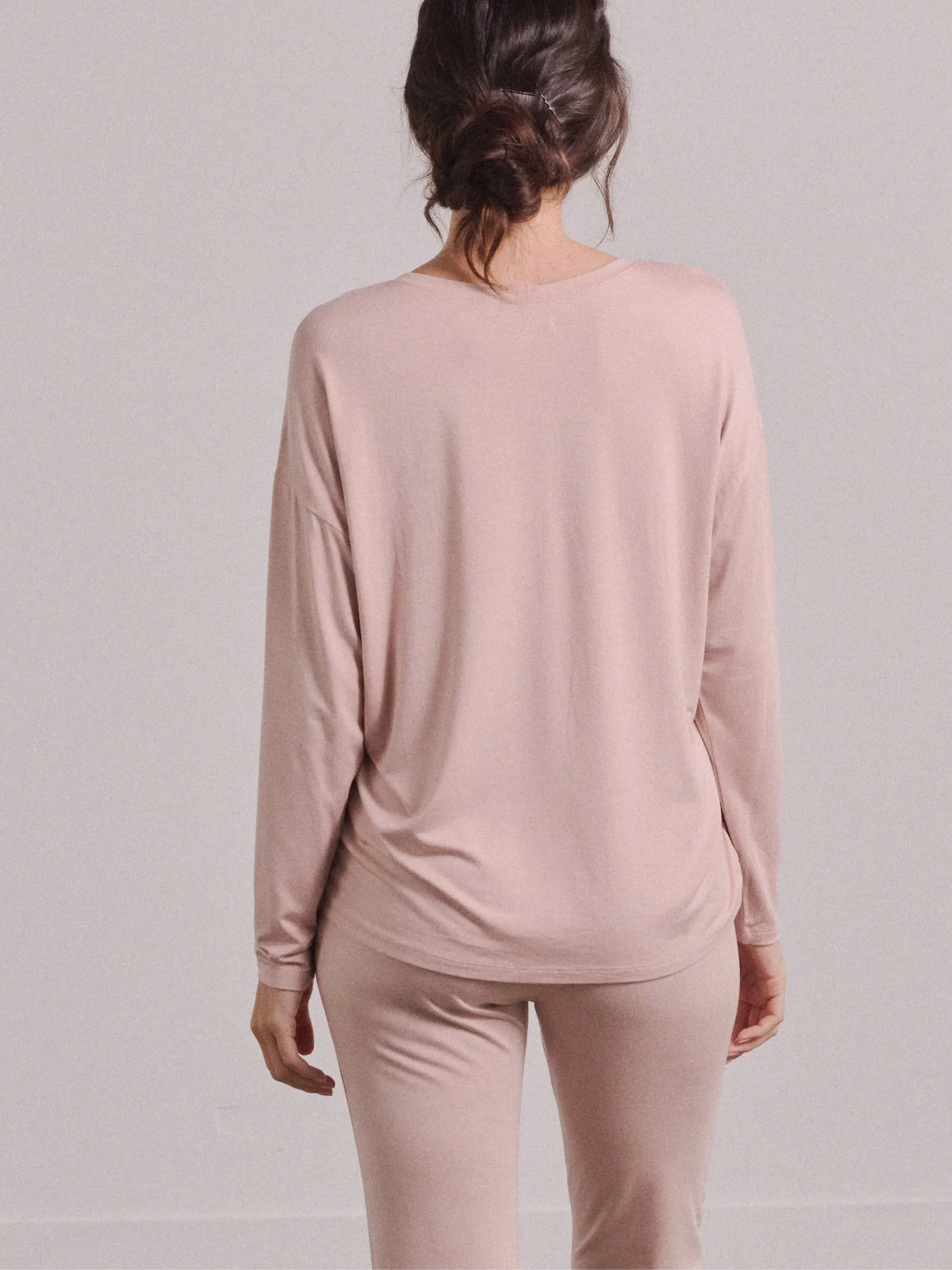 Modal Pajama Long Sleeve Tee