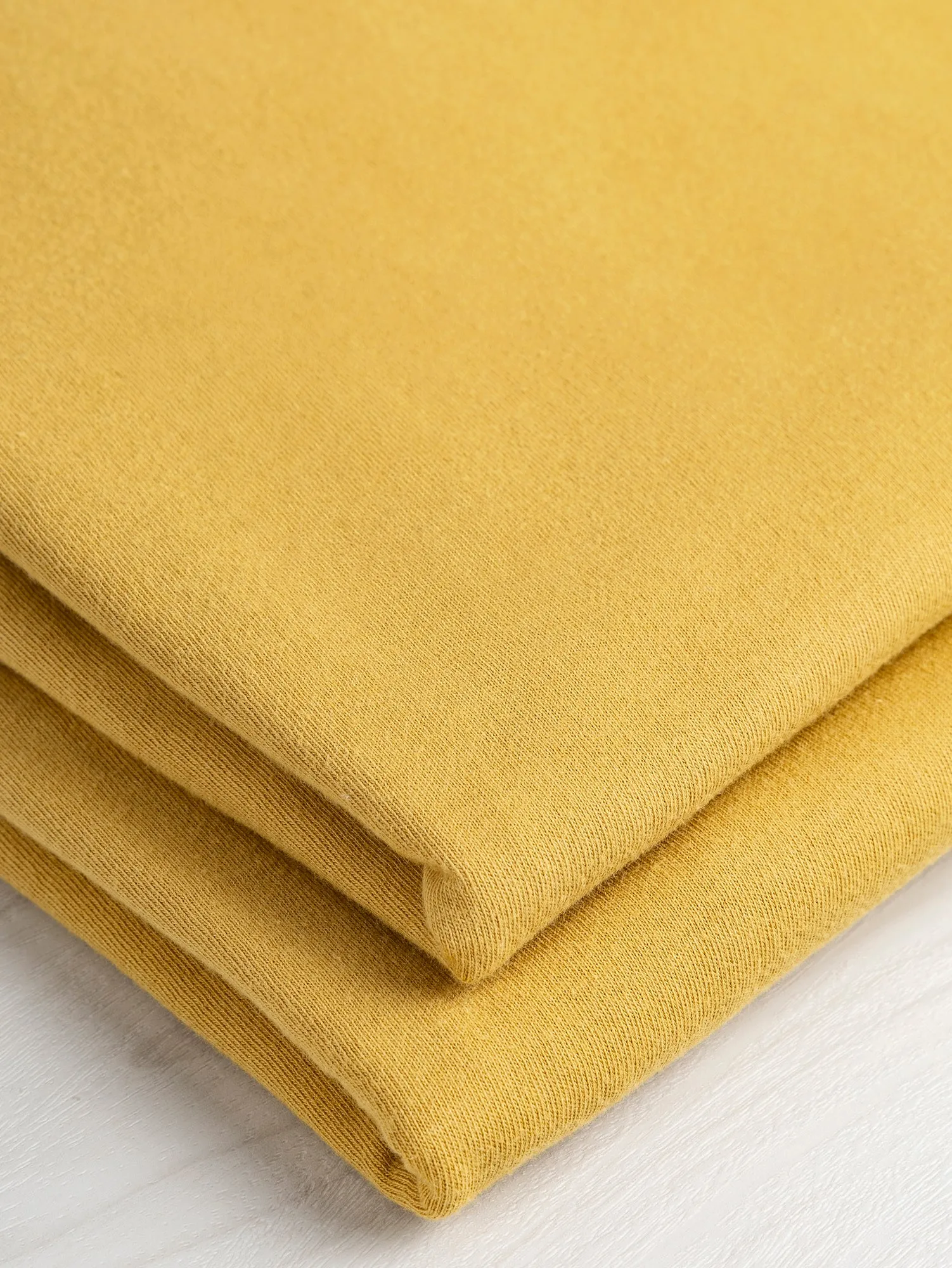 Organic Cotton Jersey Knit - Honey