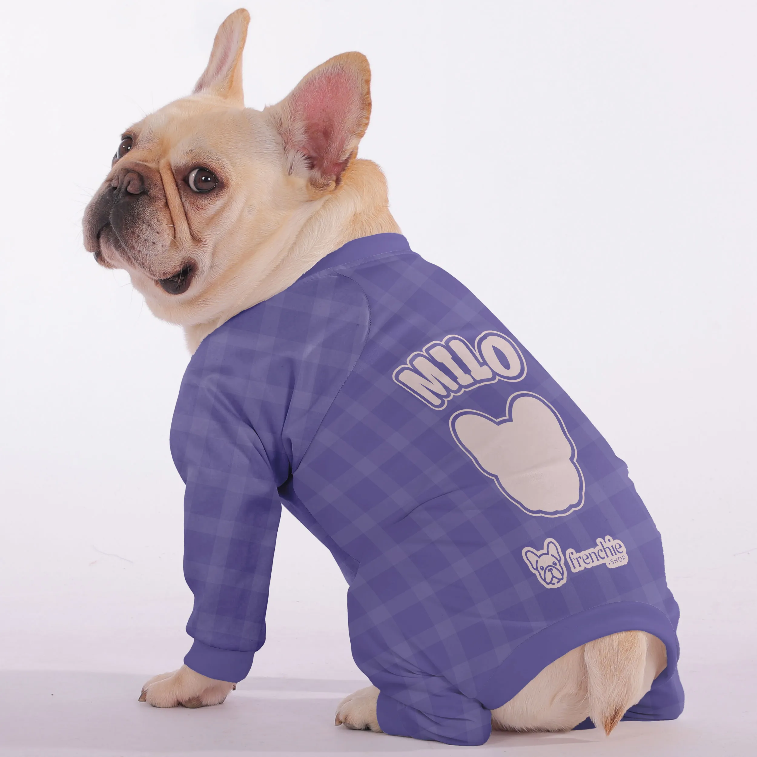 Pepper - Personalized French Bulldog Pajamas with Frenchie’s Name – Ultra-Soft, Cozy, and Adorably Stylish!