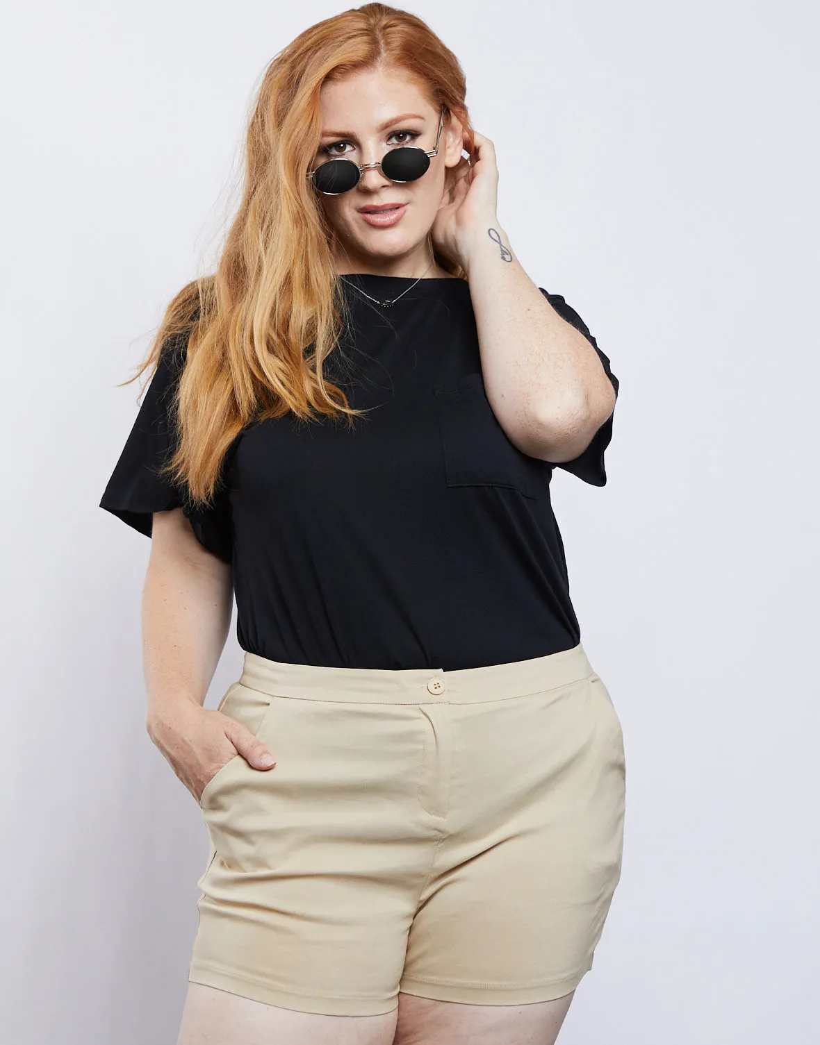 Plus Size Out and About Shorts