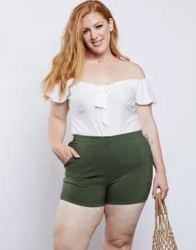 Plus Size Out and About Shorts