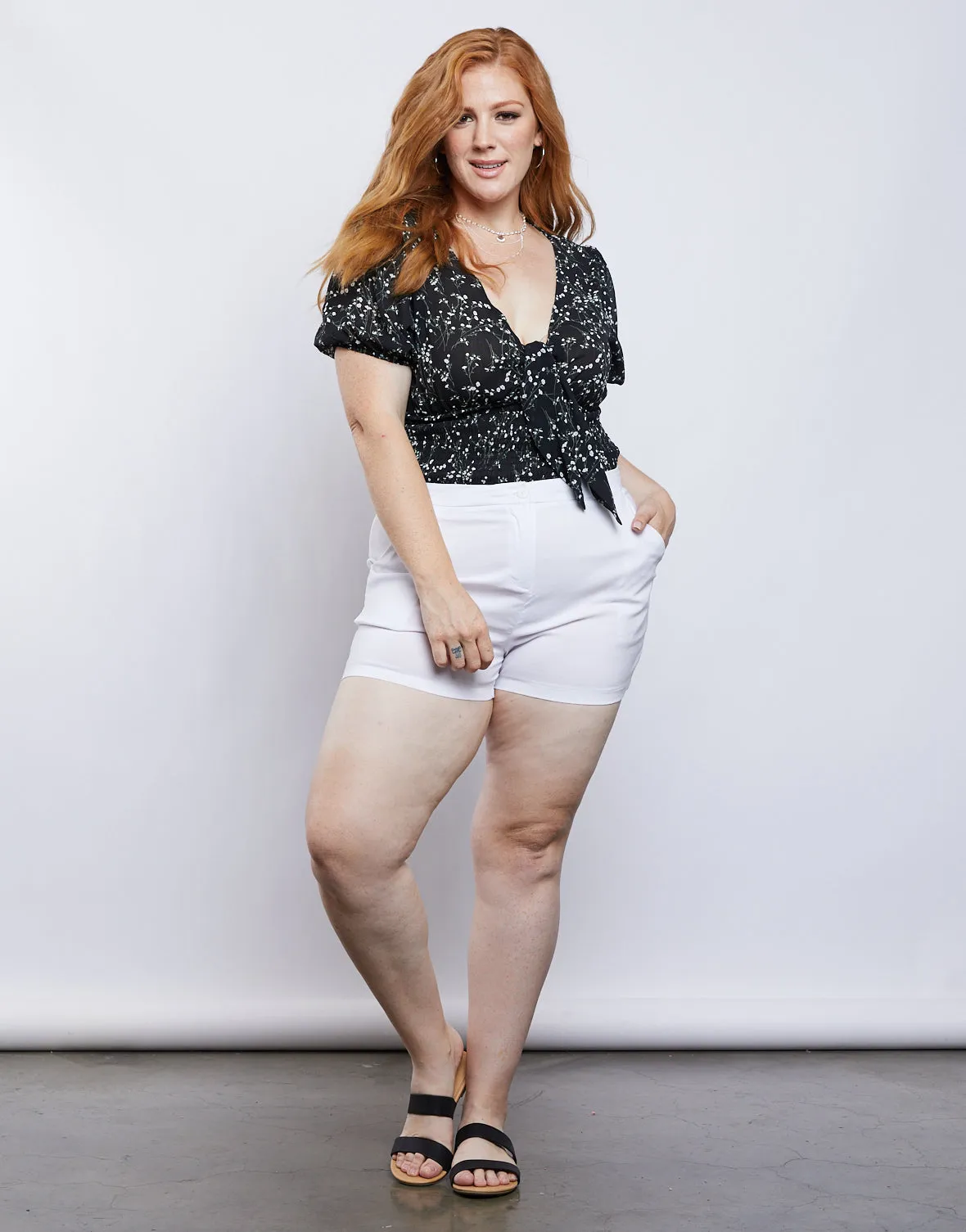 Plus Size Out and About Shorts