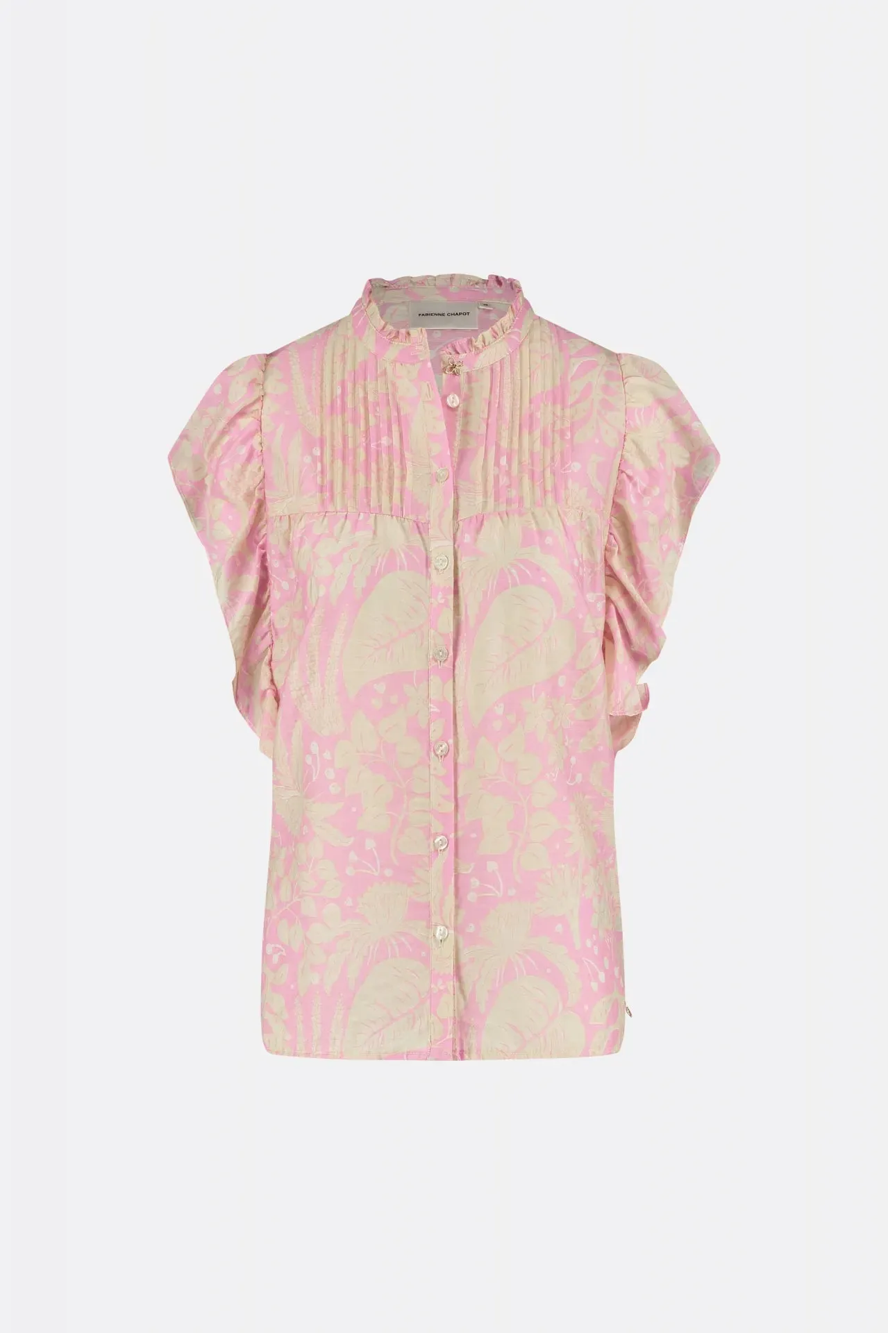 Pre Loved Sally Bibi Blouse in Pink Candy