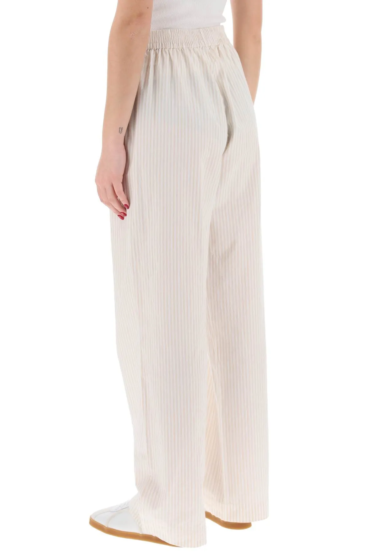 "organic cotton striped claudia pants"