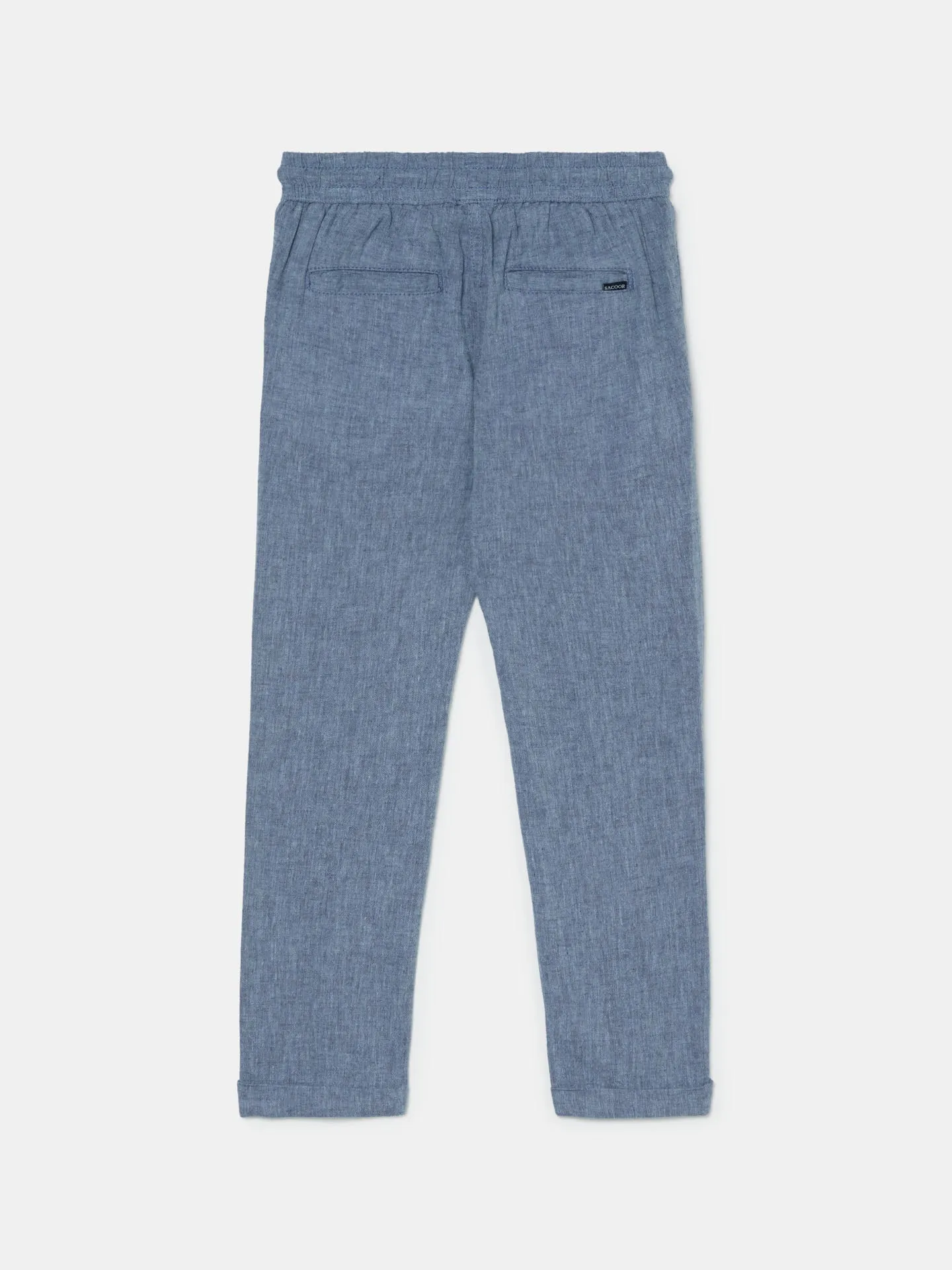 Relaxed Linen Chino Trousers