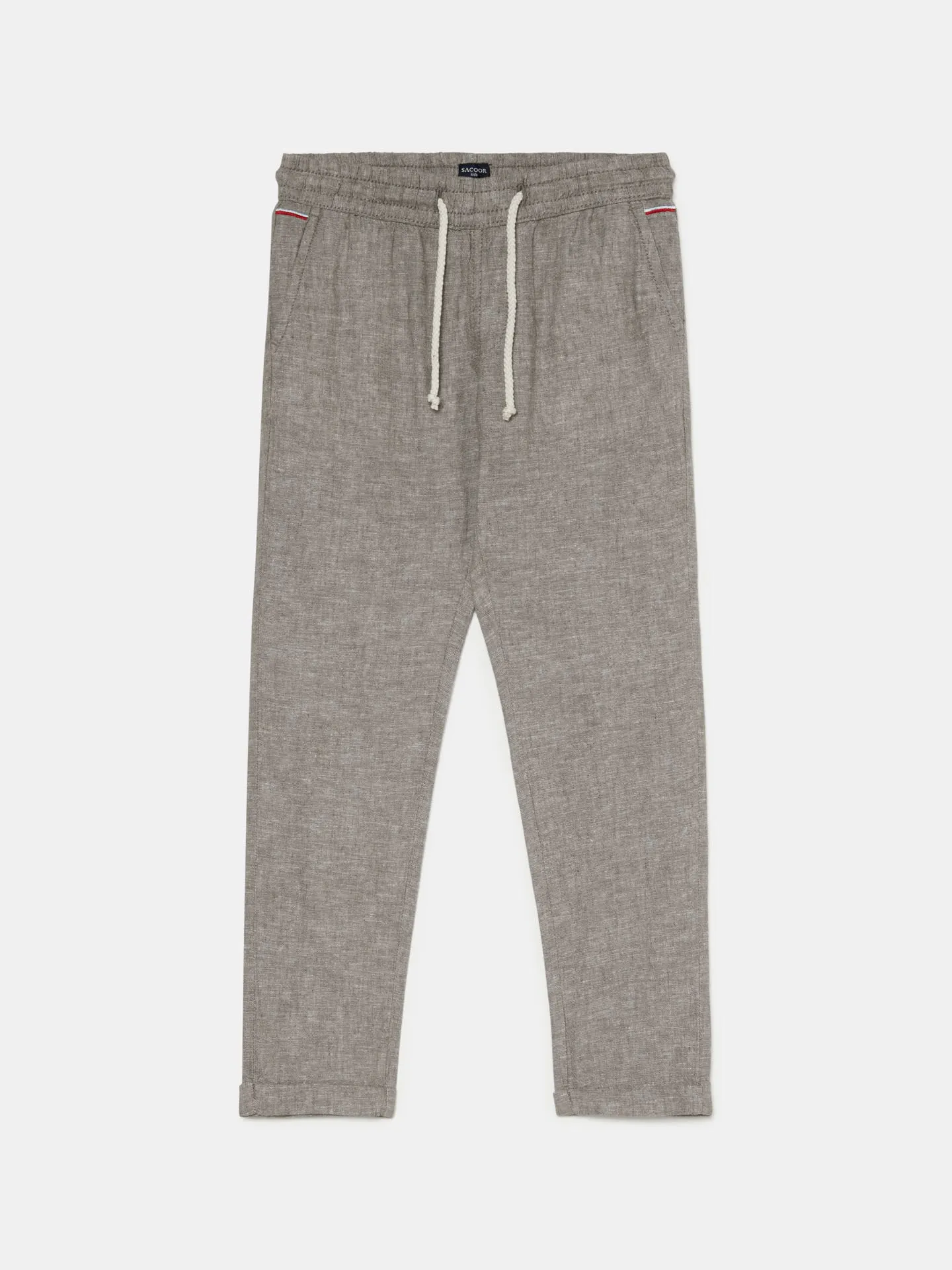 Relaxed Linen Chino Trousers