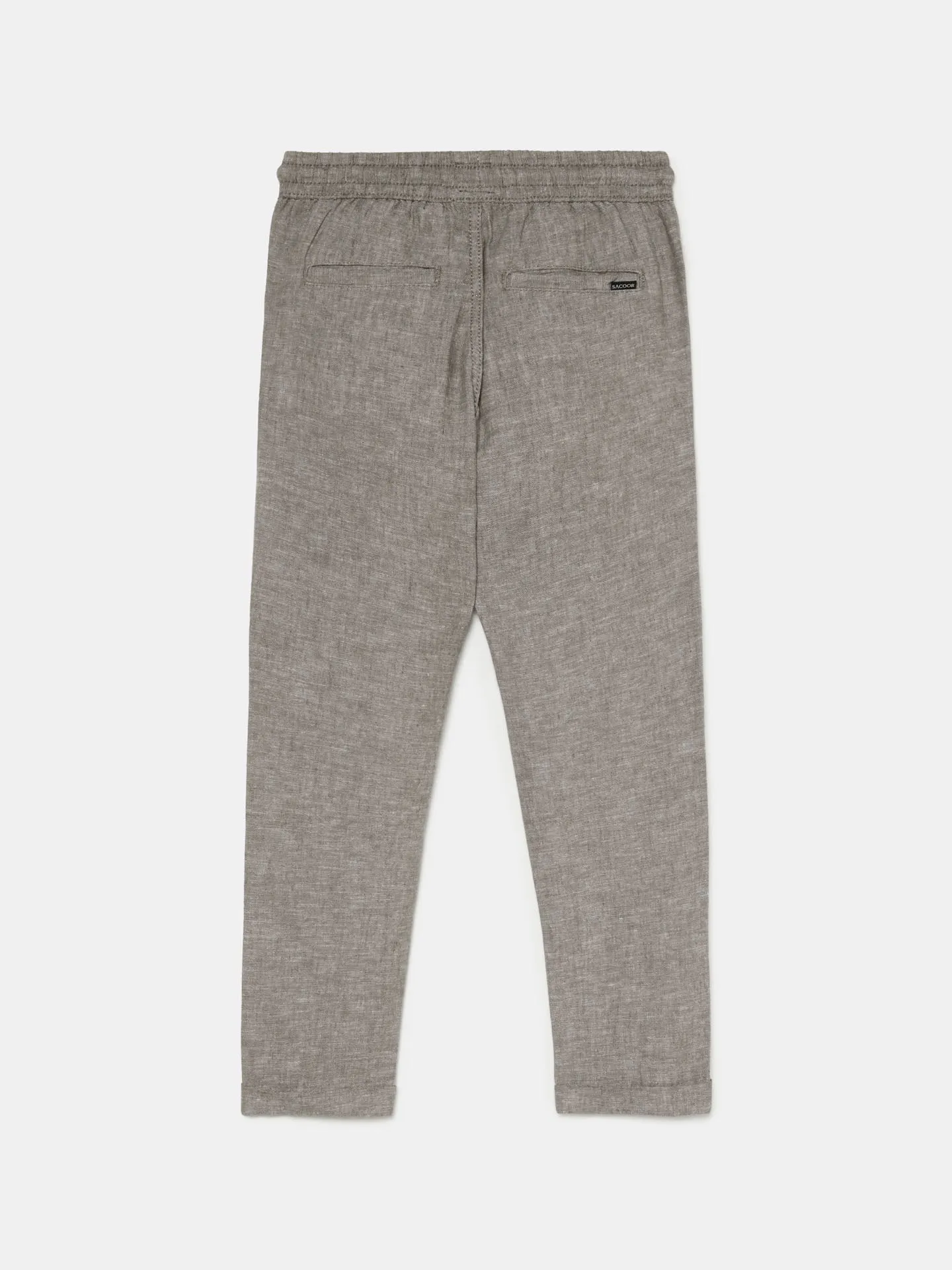 Relaxed Linen Chino Trousers