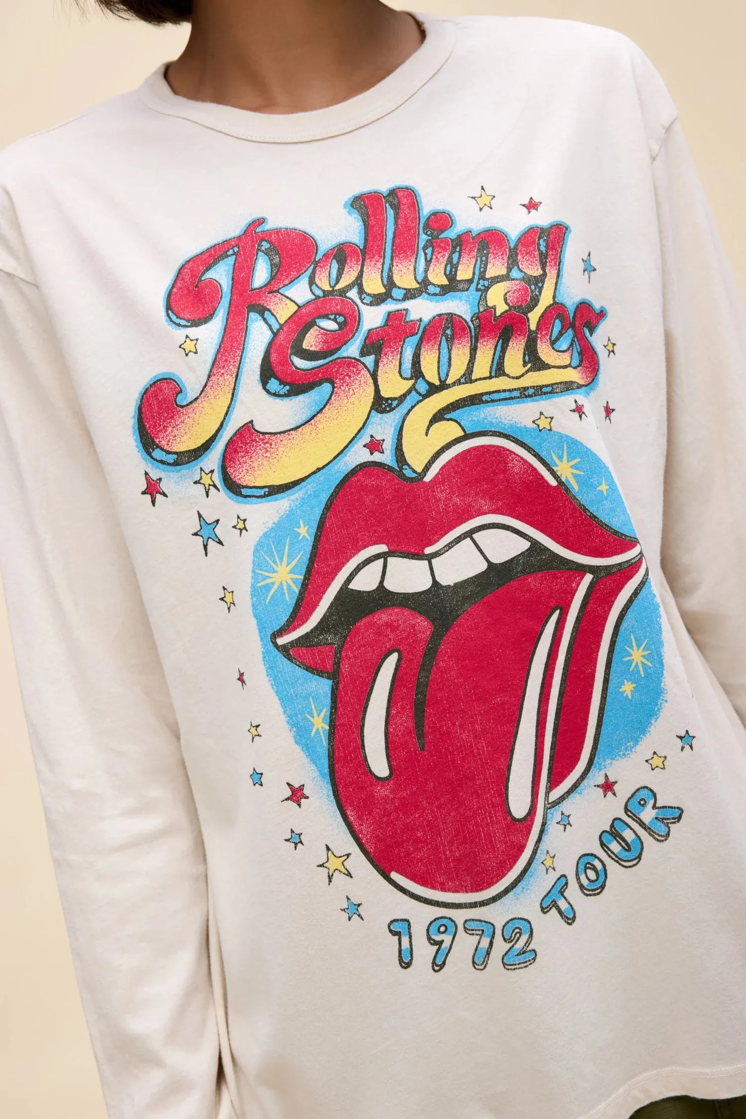 rolling stones 1972 tour long sleeve tee