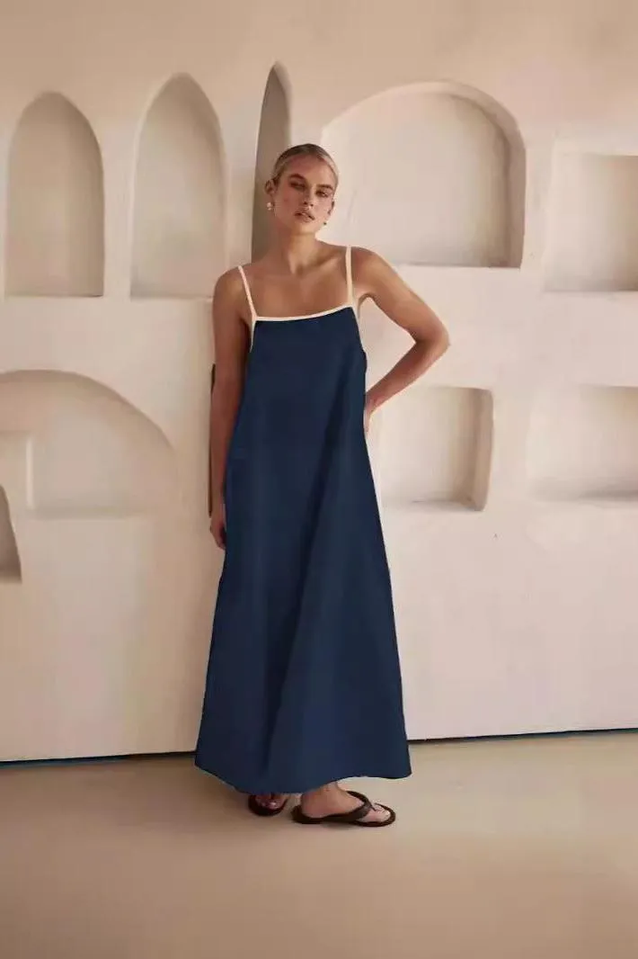 Sleeveless Swing Long Dress