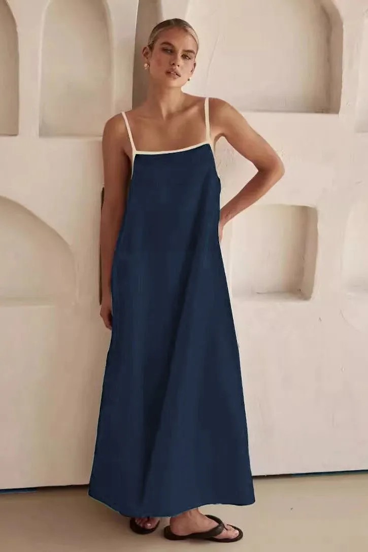 Sleeveless Swing Long Dress