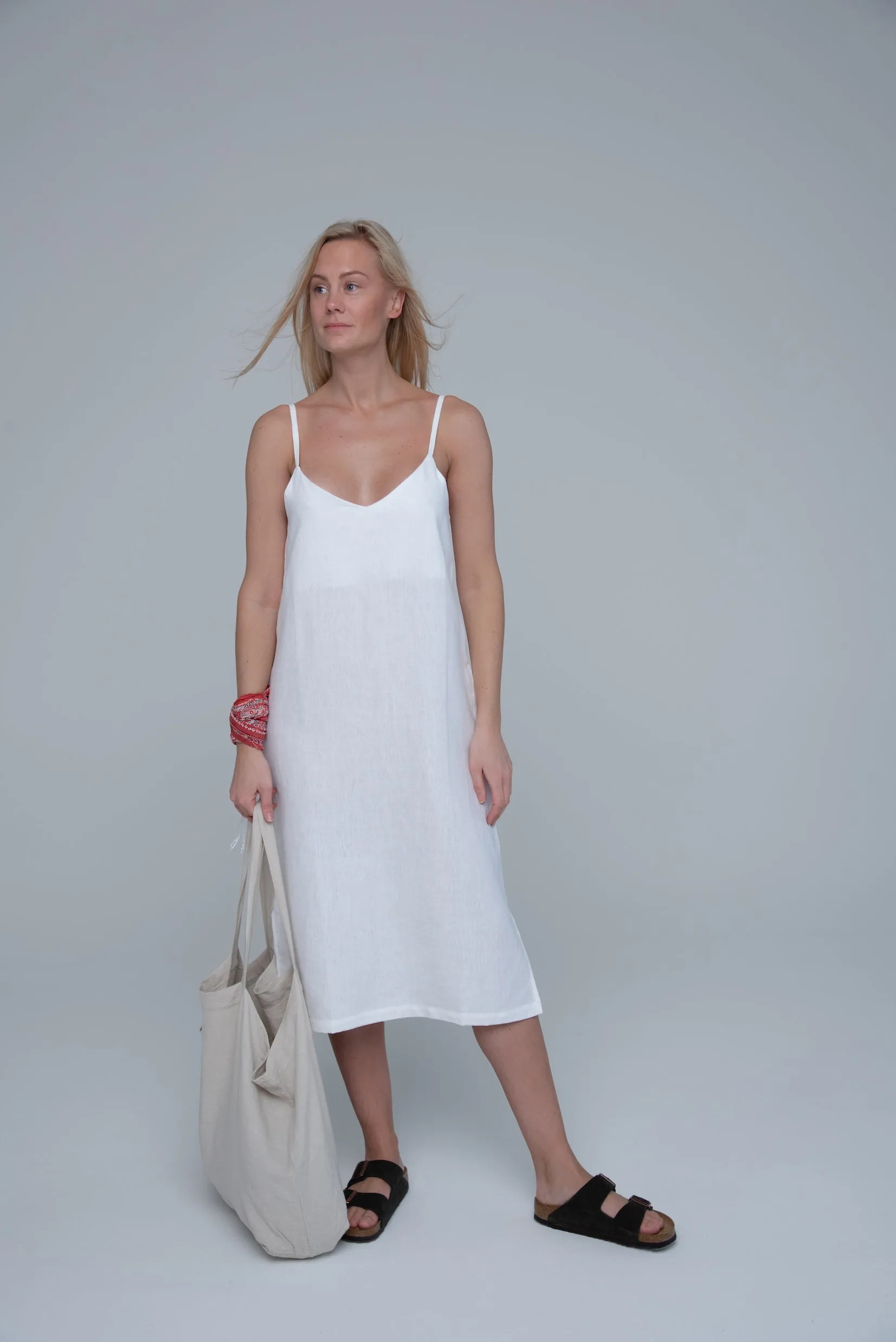 The Alexandra Linen Dress