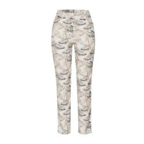 TONI Relaxed Alice 7/8th Trouser Beige Print