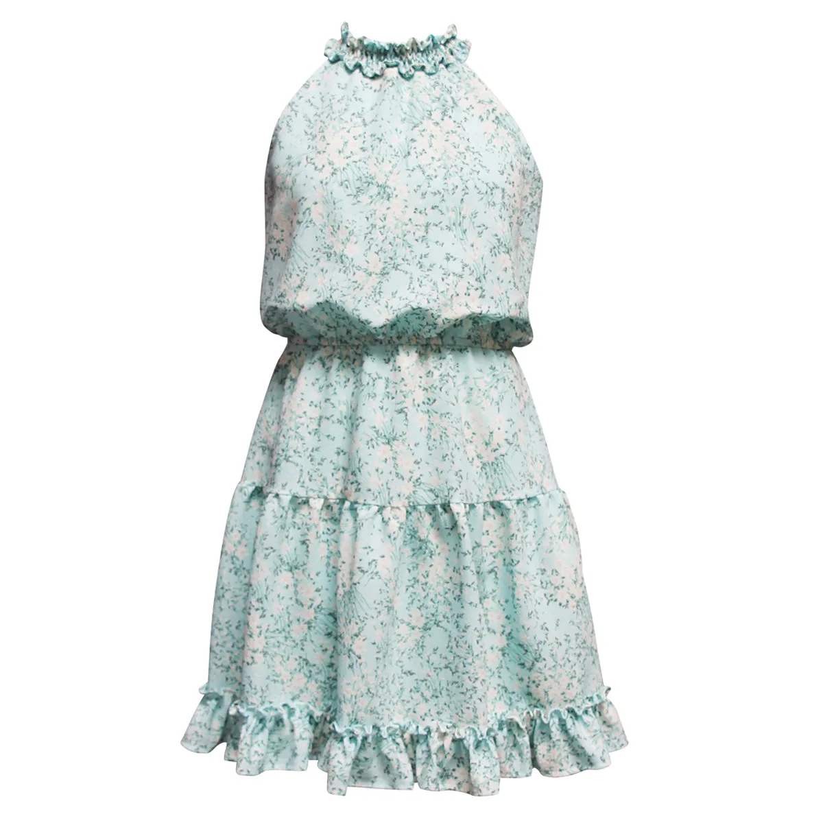 Tween Crinkle Chiffon Tiered Dress