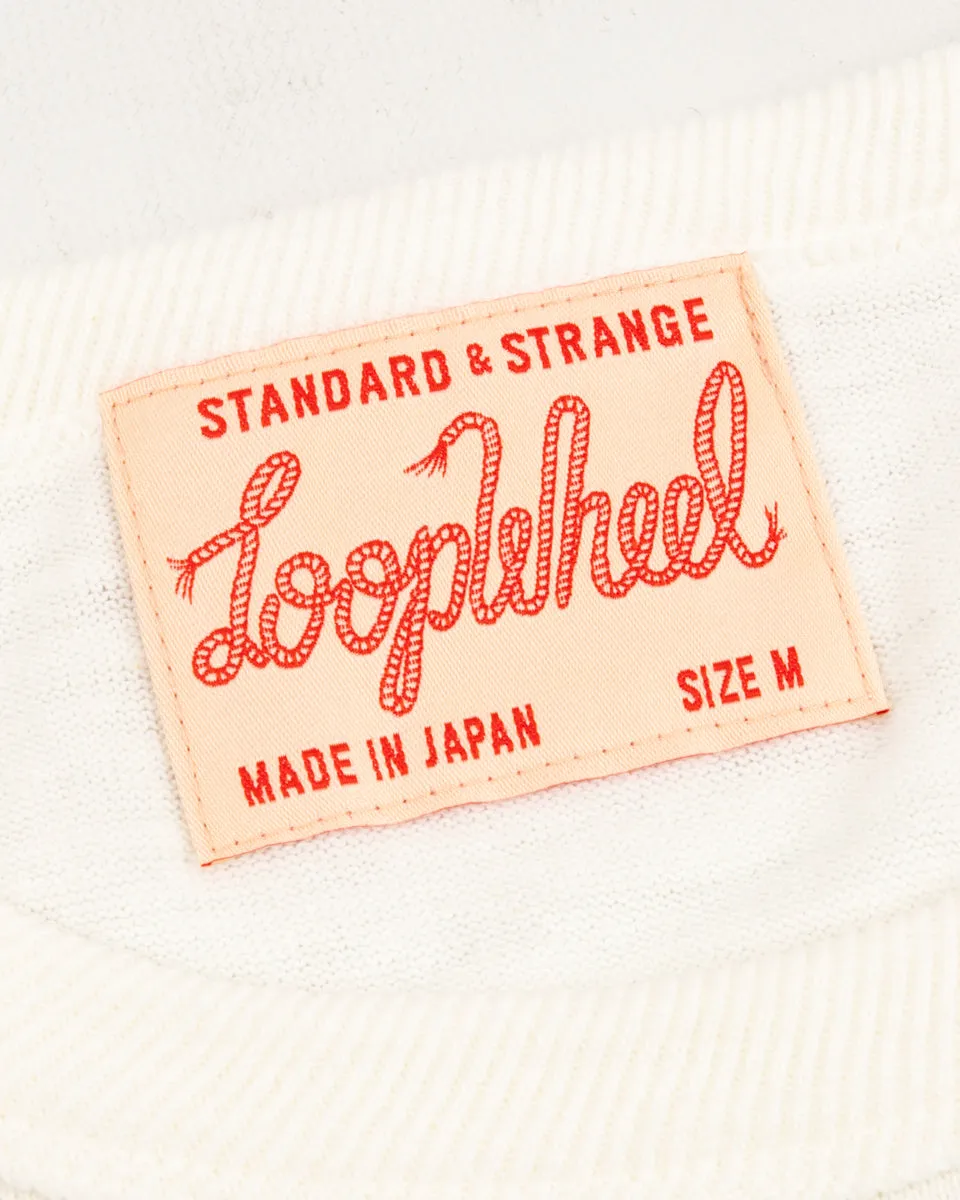 Wakayama Special Loopwheel L/S Tee - Cream