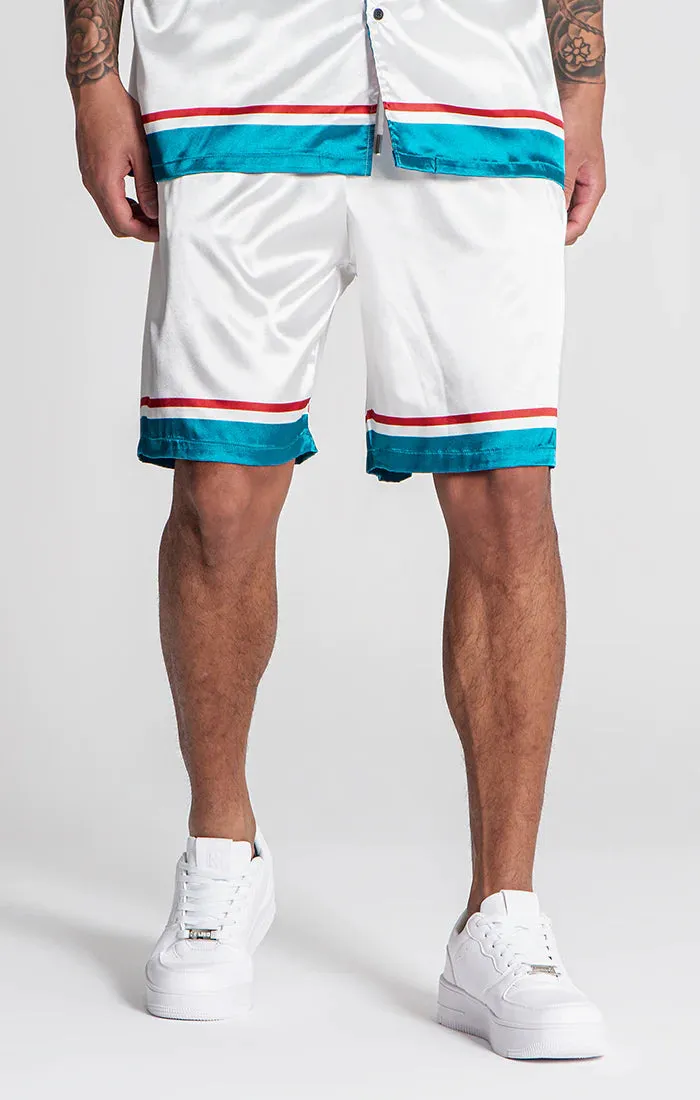 White Cubanito Shorts