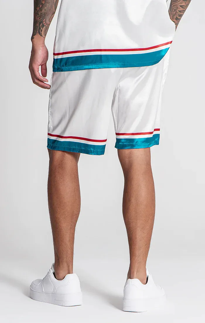 White Cubanito Shorts