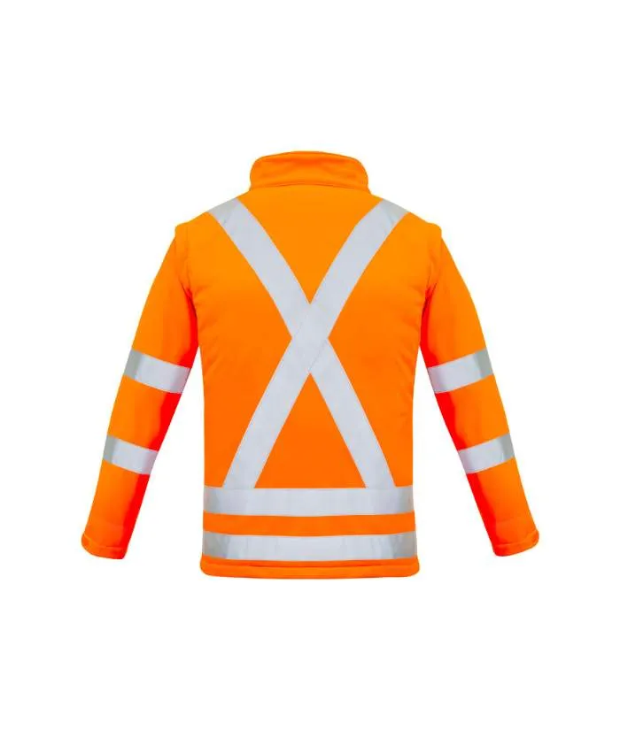 Womens Hi Vis, NSW Rail X Back Softshell 2 in 1 Jacket